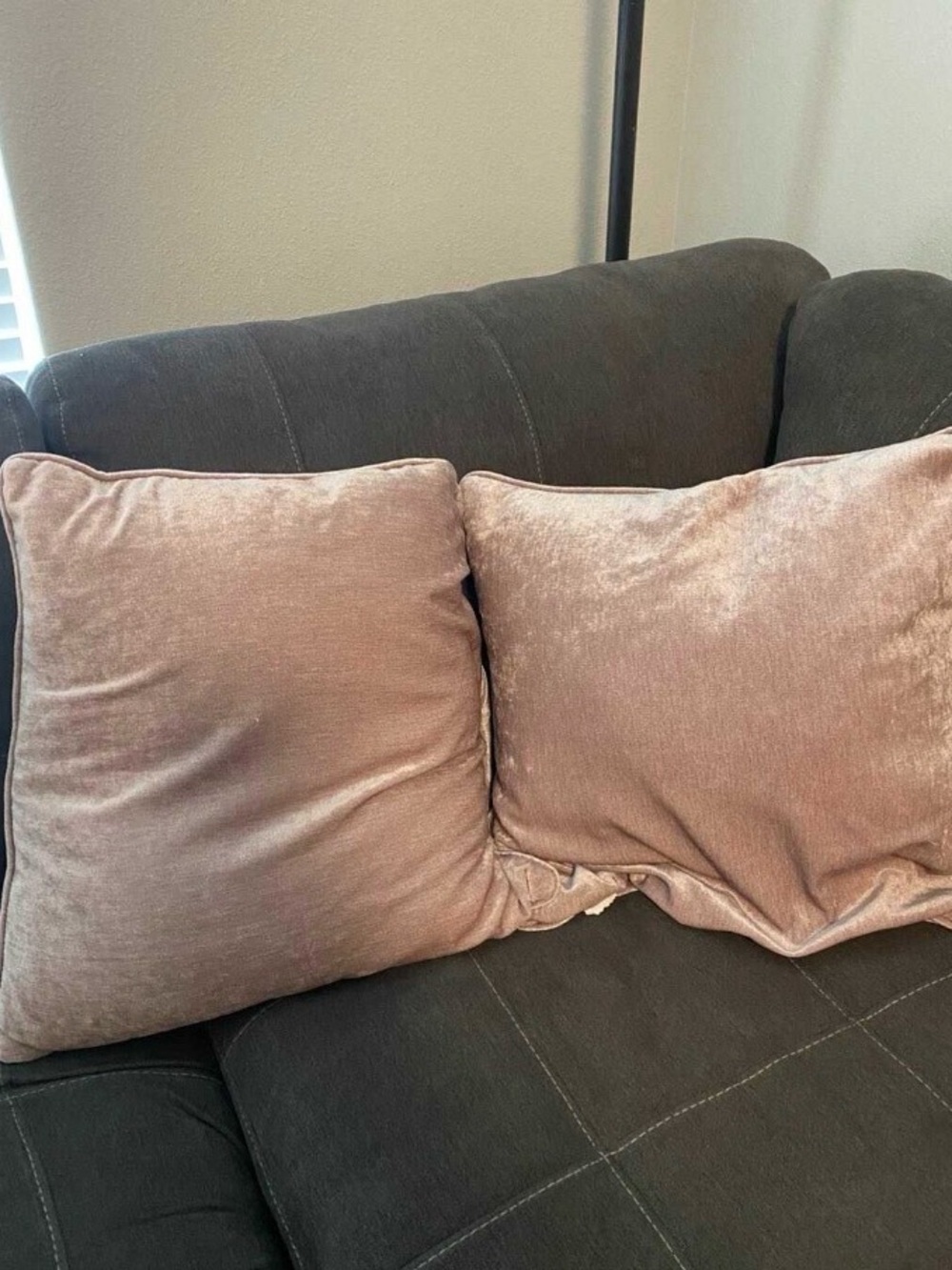 Plush Blush Throw Pillow Pair - Home Accents